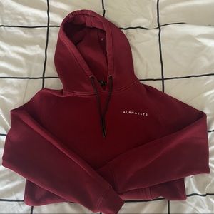 Alphalete Burgundy hoodie